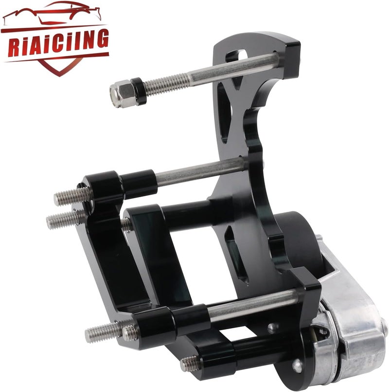 RiAiCiING LS Swap R4 AC Compressor Bracket High Mount kit with Belt Tensioner for Chevrolet GMC SUV Truck Vortec Engines LSX LS2 LS3 LS6 Air Conditioner Passenger Side - Image 5